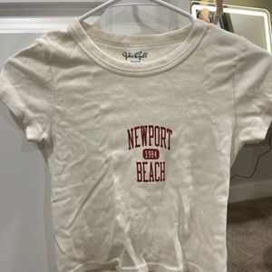John Galt Newport Beach Baby Tee